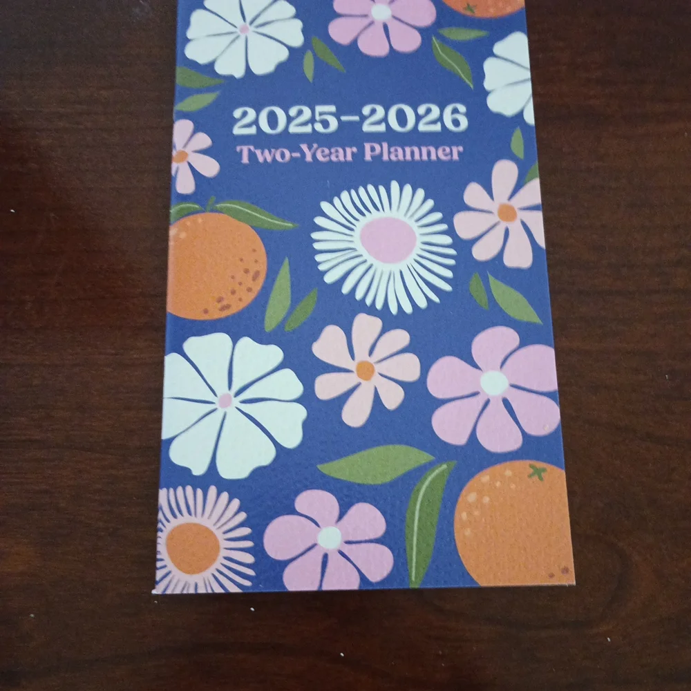 Floral Two-Year Planner 2025-2026